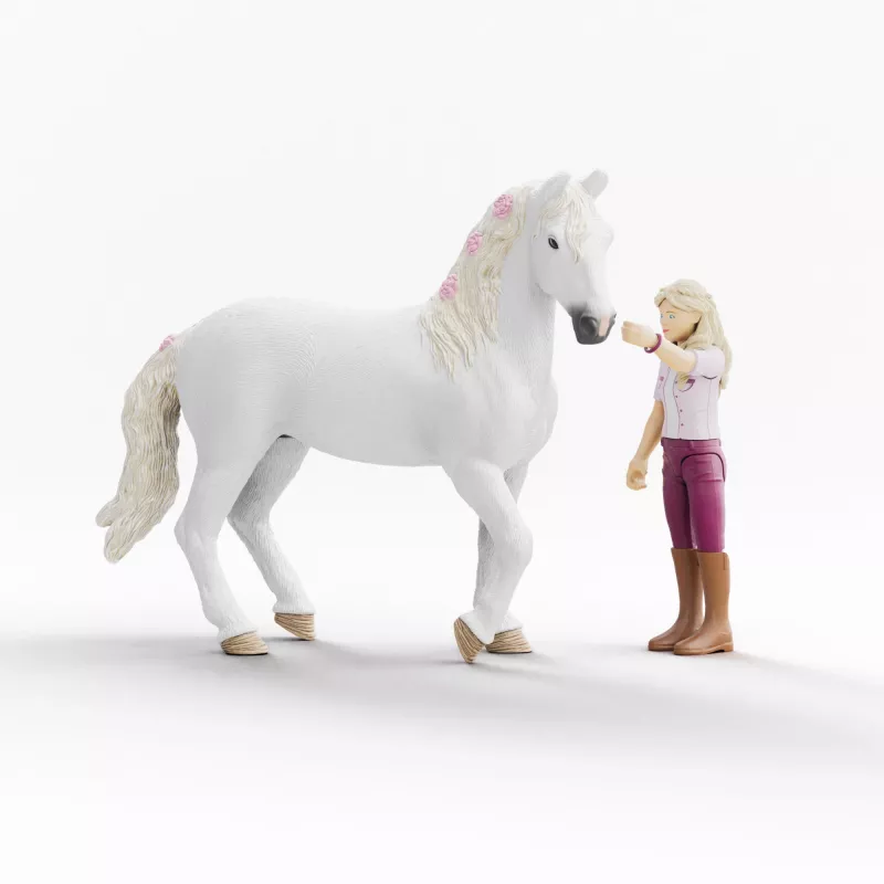 Schleich HORSE CLUB Sofija un Puķītes daudzkrāsaina figūriņa 42713