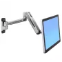 ERGOTRON Lx Hd sēdus-stāvus sienas stiprinājuma LCD svira (pulēts alumīnijs)