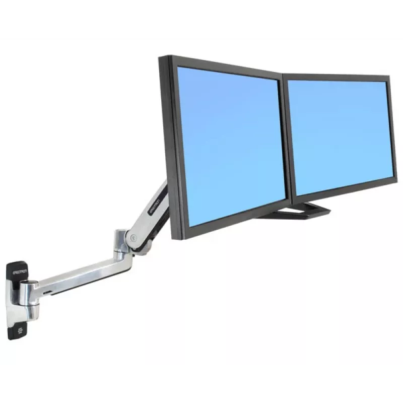 ERGOTRON Lx Hd sēdus-stāvus sienas stiprinājuma LCD svira (pulēts alumīnijs)