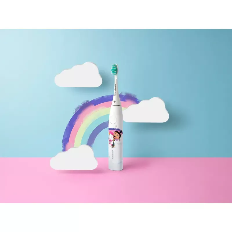 Elektriskā zobu birste Happybrush ECO VIBE KIDS Agnes + 3 uzgaļi