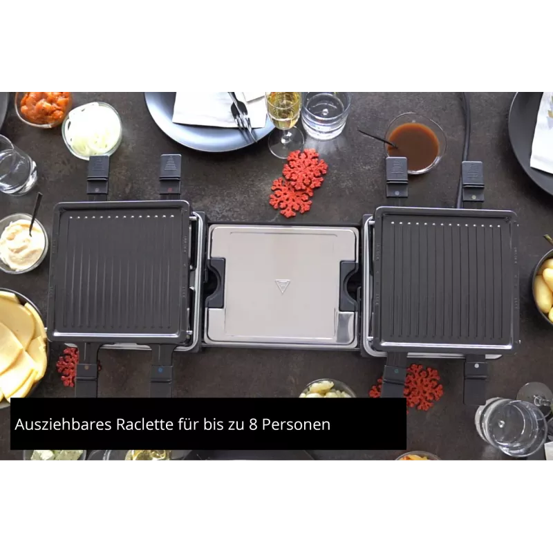 Unold 48755 rakletes grils 8 personām 1300 W melns