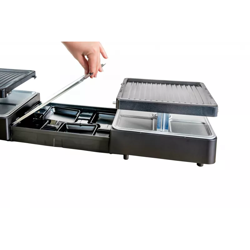 Unold 48755 rakletes grils 8 personām 1300 W melns