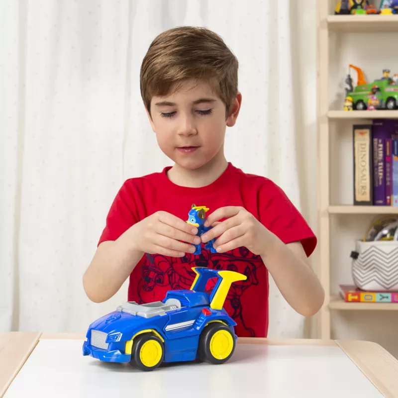 PAW Patrol , Mighty Pups Super PAWs Chase’s Powered Up Cruiser pārveidojams transportlīdzeklis
