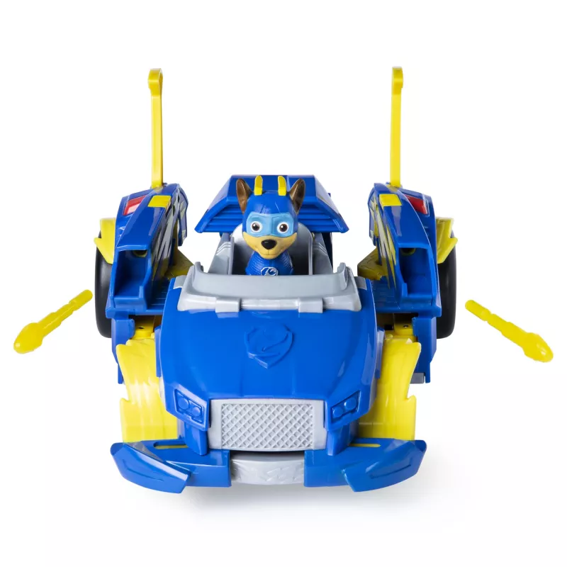 PAW Patrol , Mighty Pups Super PAWs Chase’s Powered Up Cruiser pārveidojams transportlīdzeklis