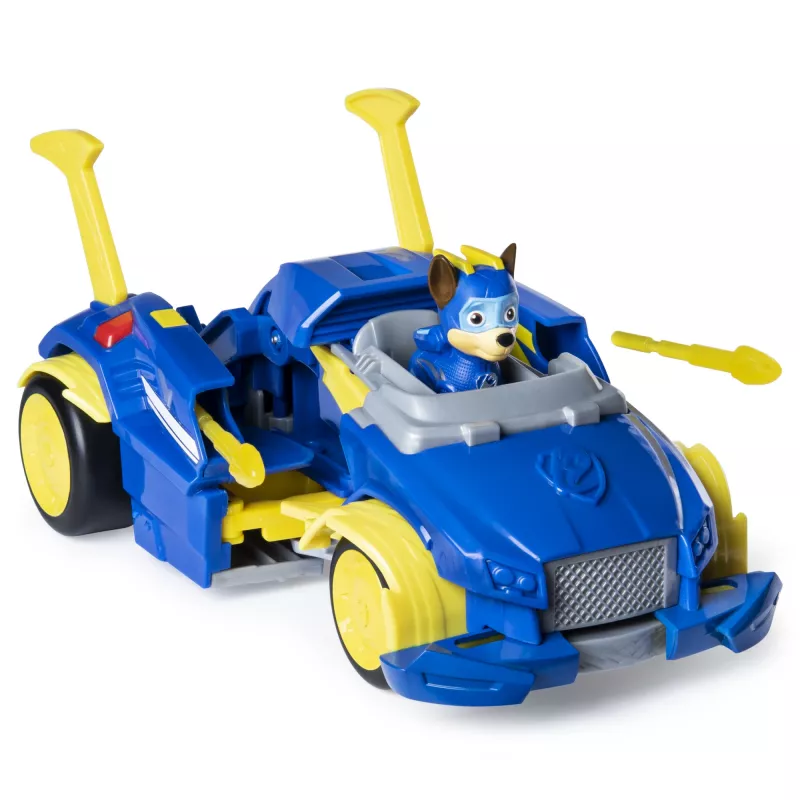 PAW Patrol , Mighty Pups Super PAWs Chase’s Powered Up Cruiser pārveidojams transportlīdzeklis