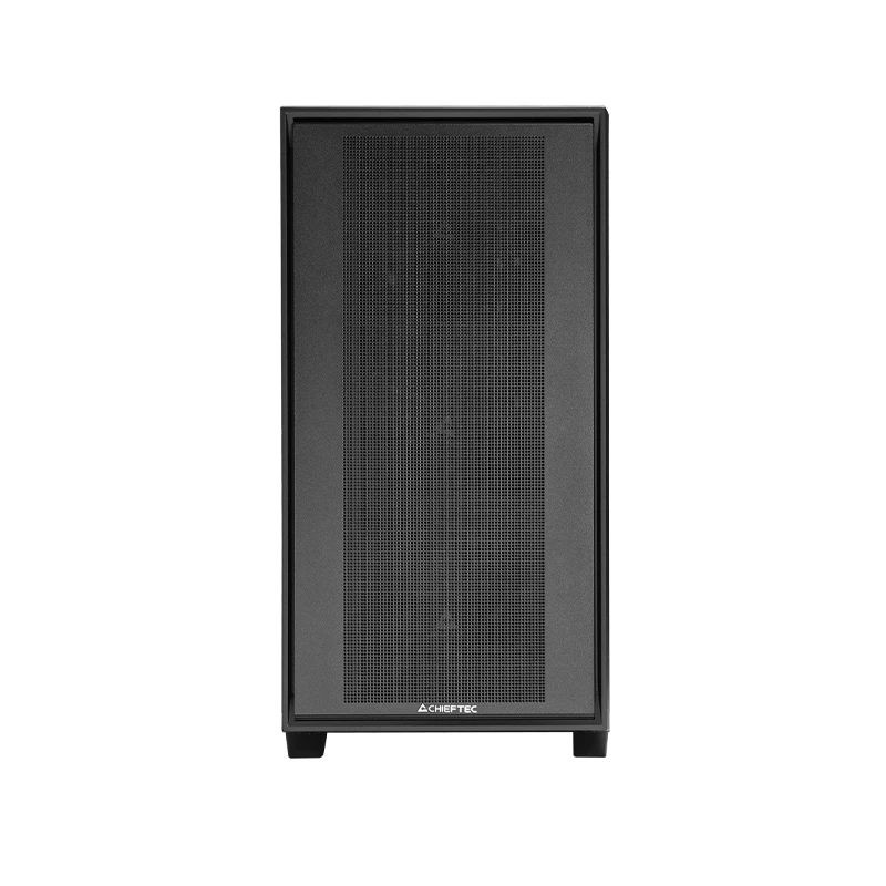 Chieftec Midi Tower GS-03B-BLK-OP Melns