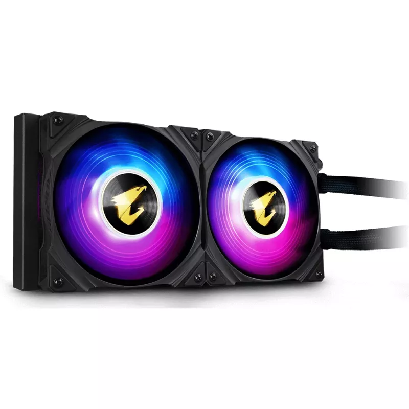 GIGABYTE AORUS WATERFORCE 240 Procesors Viss-vienā šķidruma dzesētājs 12 cm Melns