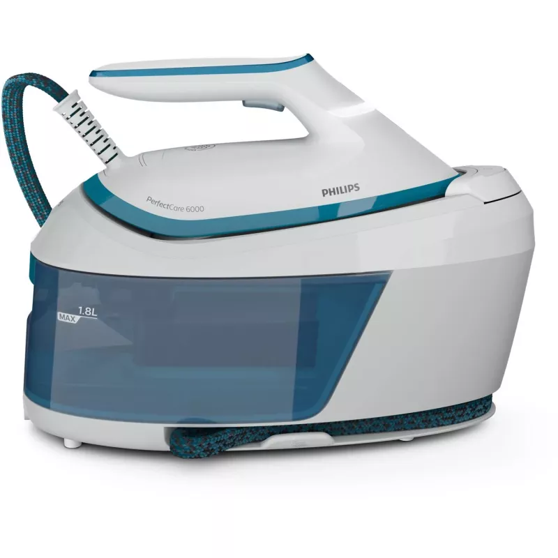 Philips PSG6022/20 tvaika gludināšanas stacija 2400 W 1,8 L SteamGlide Plus zole Zila, Balta