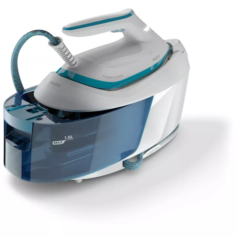 Philips PSG6022/20 tvaika gludināšanas stacija 2400 W 1,8 L SteamGlide Plus zole Zila, Balta