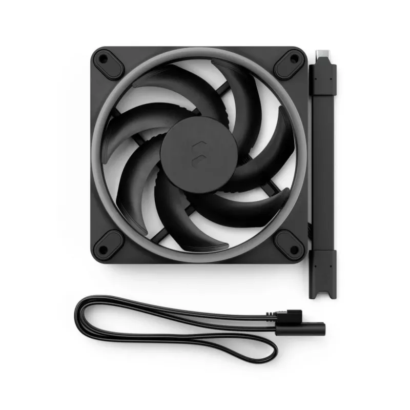 FRACTAL DESIGN Cooling Fan Momentum 12 RGB 3-pack Melns