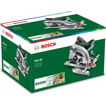 Bosch PKS 40 13 cm Zaļš, Sudraba 5300 RPM 850 W