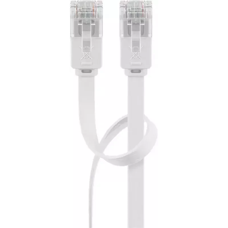 Tīkla kabelis Goobay 93358 1m Cat5e U/UTP RJ-45 Balts