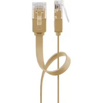 Tīkla kabelis Goobay 95883 RJ-45 Cat6 15 m Gaiši brūns