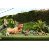 Jurassic World Rebirth Wild Roar Maiasaura rotaļu dinozaurs, ar asti vadāms uzbrukuma kodiens un skaņa