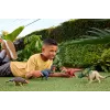 Jurassic World Rebirth Wild Roar Utahraptor dinozauru rotaļlieta, ar asti vadāms uzbrukuma kodiens un skaņa