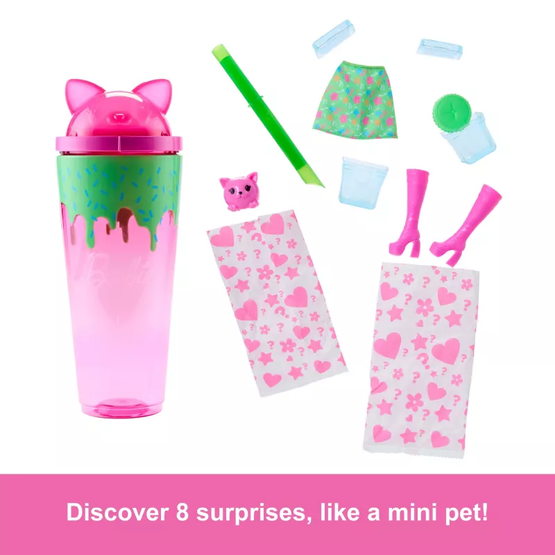 Mattel Barbie Pop! Reveal Shakes sērijas zaķīša lelle, JCN88