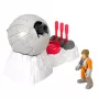 Fisher-Price Imaginext STAR WARS Nemiernieku bāzes lielgabala rotaļlieta ar Lūka Debesgājēja (Luke Skywalker) metāla rakstura atslēgu, 5 gab.