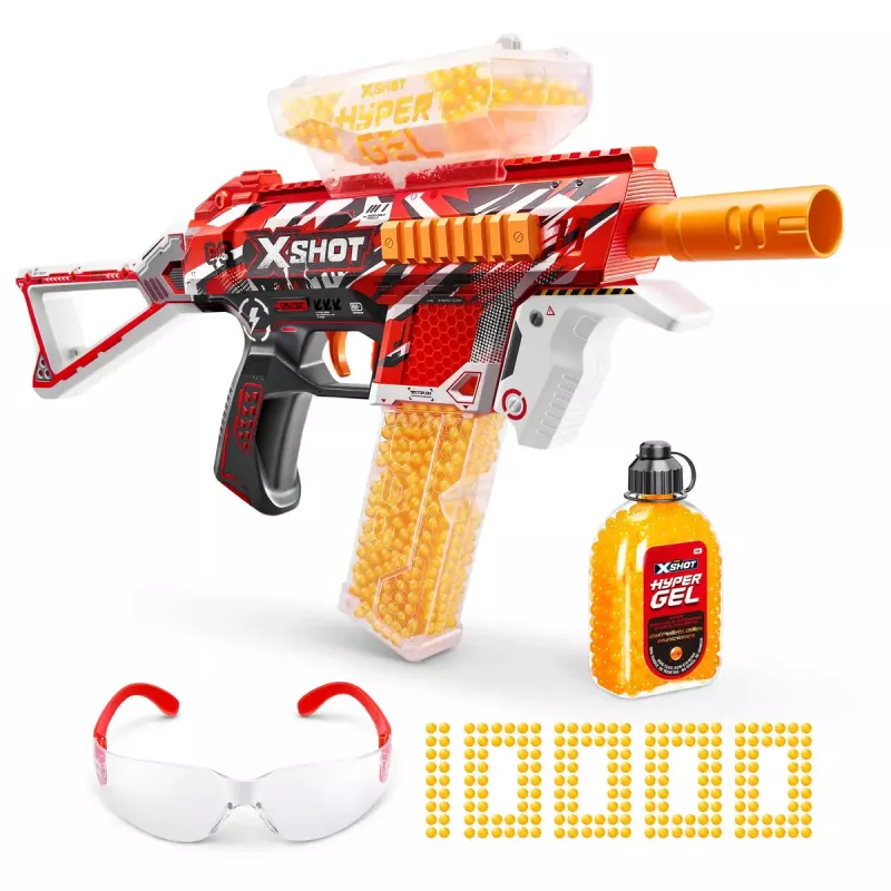 Rotaļu blasteris Zuru X-Shot Blaster Trace Fire 70FPS komplekts 1500 bumbiņas, 36621