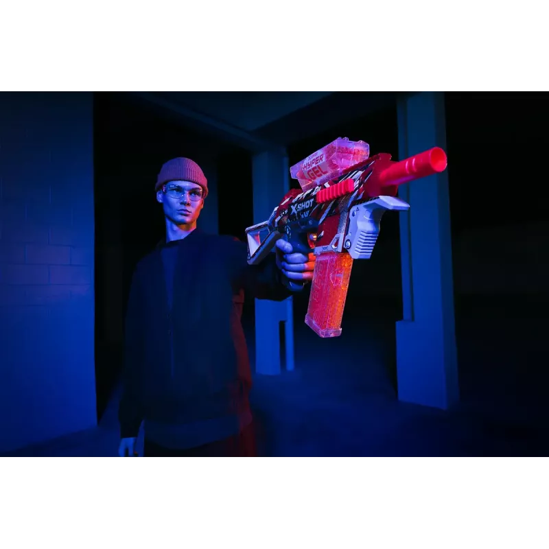 Rotaļu blasteris Zuru X-Shot Blaster Trace Fire 70FPS komplekts 1500 bumbiņas, 36621