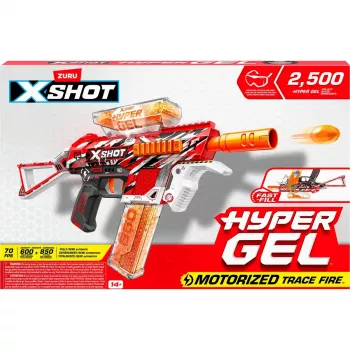 Rotaļu blasteris Zuru X-Shot Blaster Trace Fire 70FPS komplekts 1500 bumbiņas, 36621