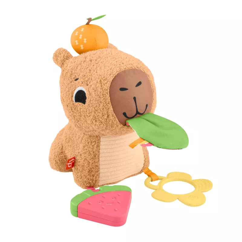 Rotaļu kapibara Fisher-Price Snuggly Snacky Capy 0,5 gadi