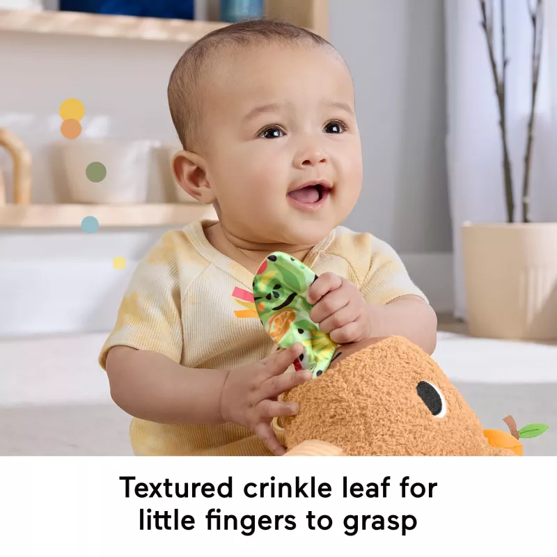 Rotaļu kapibara Fisher-Price Snuggly Snacky Capy 0,5 gadi