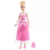 Disney Princess 2-in-1 Stories Pelnrušķītes modes lelle ar 2 uzspiežamiem ņiebura daļām, 2 svārkiem un 9 piederumiem