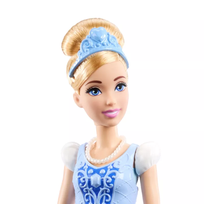 Disney Princess 2-in-1 Stories Pelnrušķītes modes lelle ar 2 uzspiežamiem ņiebura daļām, 2 svārkiem un 9 piederumiem