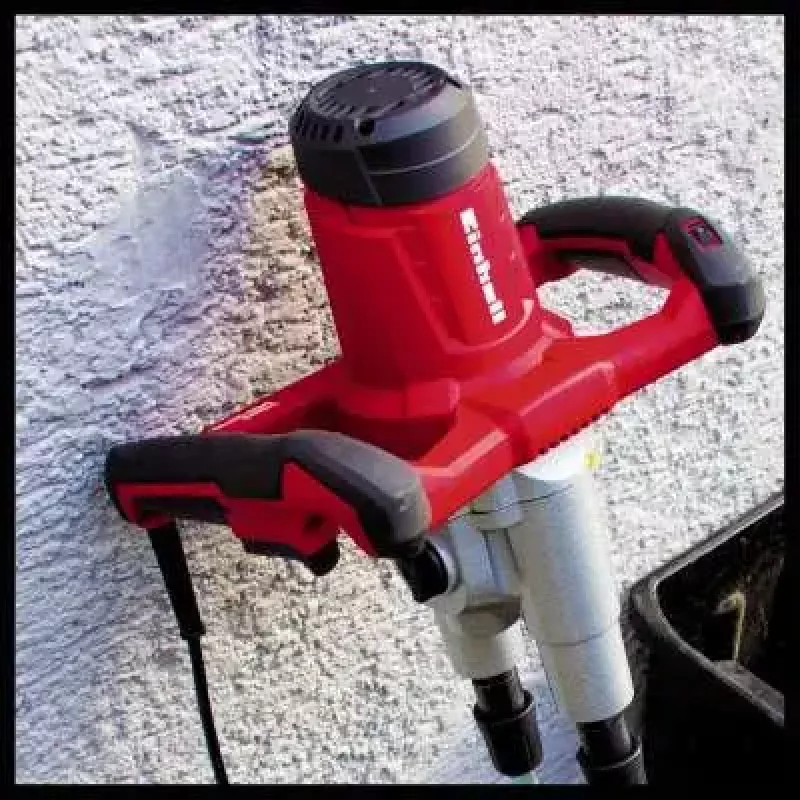 Krāsu un javas maisītājs EINHELL TE-MX 1600-2 CE Twin, 1600 W, sarkans/melns