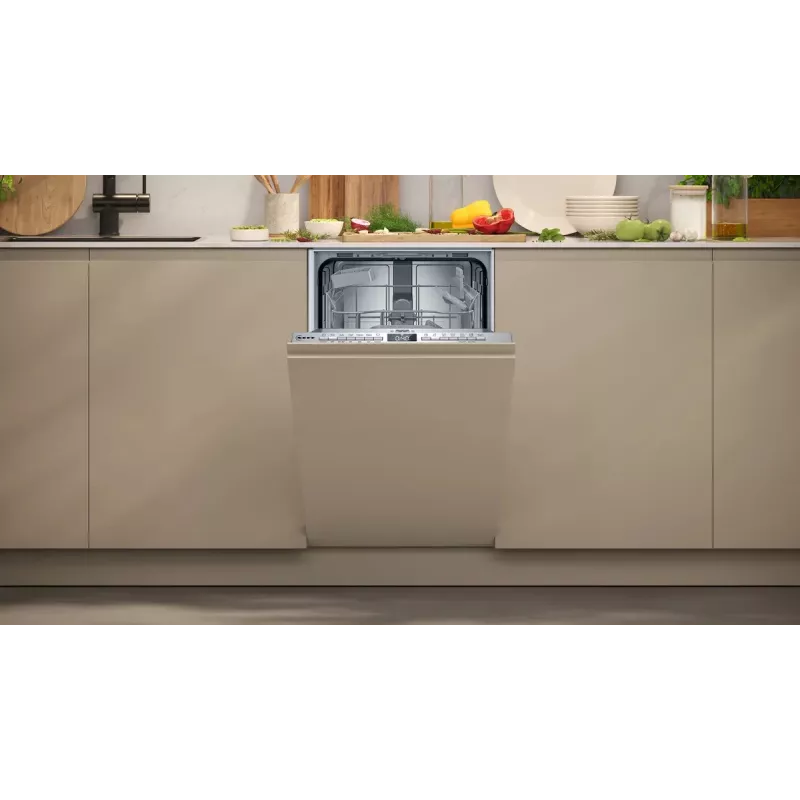 Trauku mazgājamā mašīna NEFF S853HKX20E pilnībā iebūvējama, šaura, 10 komplektiem, Home Connect, 46 dB