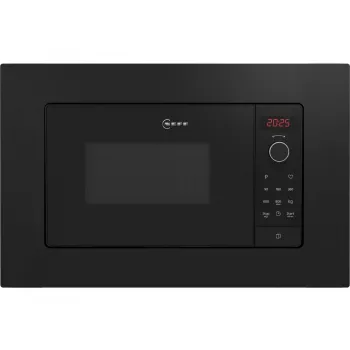 Neff HLAWG26S3 mikroviļņu krāsns Melna Solo mikroviļņu krāsns Iebūvējama 20 L 800 W