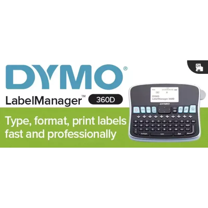 Etiķešu printeris DYMO LabelManager 360D QWZ
