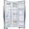 Bosch Serie 6 KAG93AIEP side-by-side ledusskapis Brīvi stāvošs 560 L Nerūsējošais tērauds