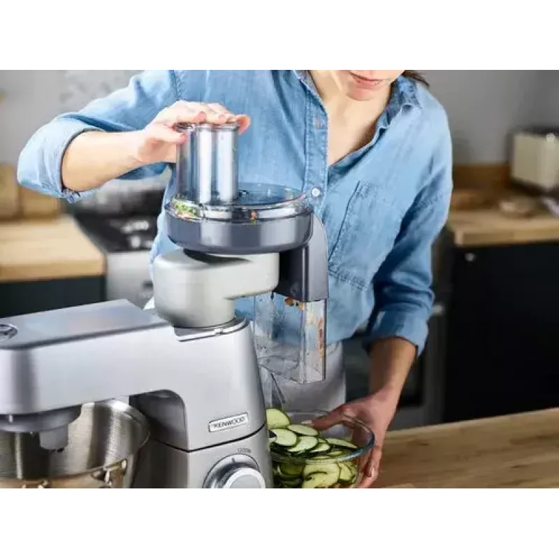 Virtuves kombains Kenwood KVL4140S — 1200 W, 6,7 L nerūsējošā tērauda trauks, sudraba krāsā