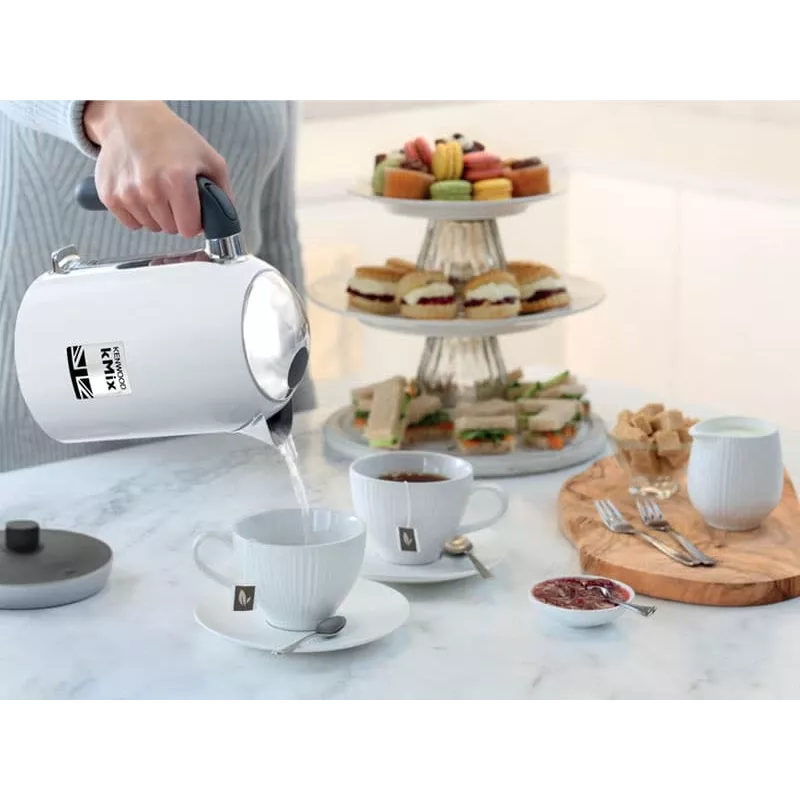 Kenwood ZJX650WH elektriskā tējkanna 1 L 2200 W Sudraba, Balta