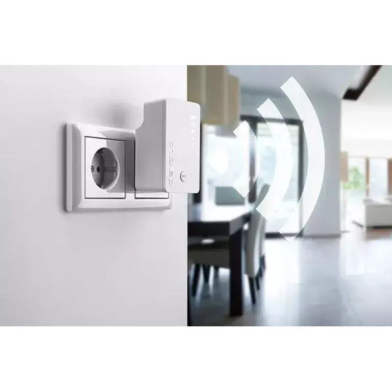 WiFi retranslators Devolo AC 1000 Mbit/s Balts