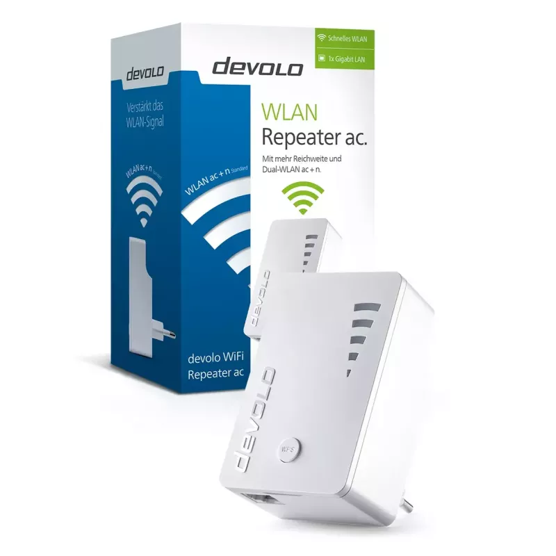 WiFi retranslators Devolo AC 1000 Mbit/s Balts