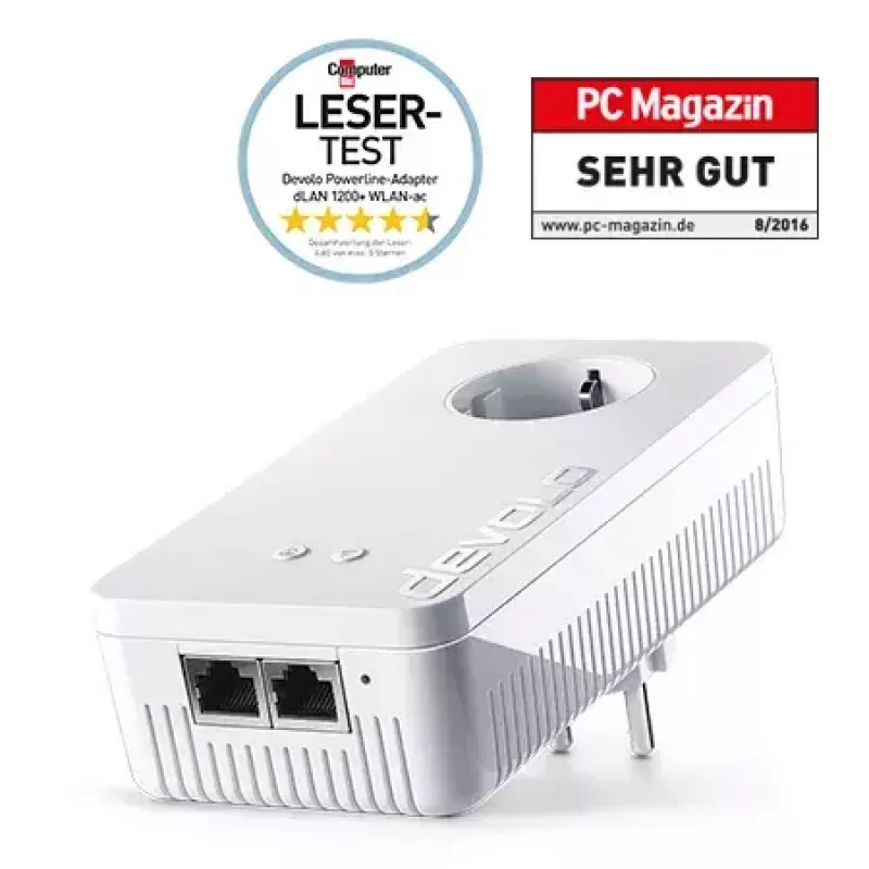 WiFi retranslators Devolo AC 1000 Mbit/s Balts