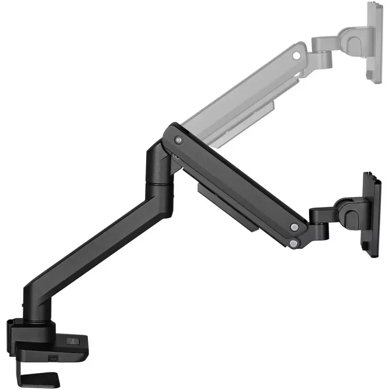 Monitora statīvs SILVERSTONE SST-ARM14B 17–49 collu monitoriem, melns, viena ekrāna regulējams stiprinājums