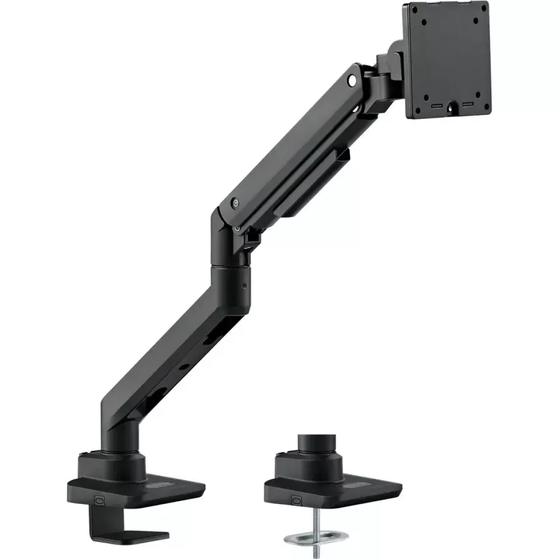 Monitora statīvs SILVERSTONE SST-ARM14B 17–49 collu monitoriem, melns, viena ekrāna regulējams stiprinājums