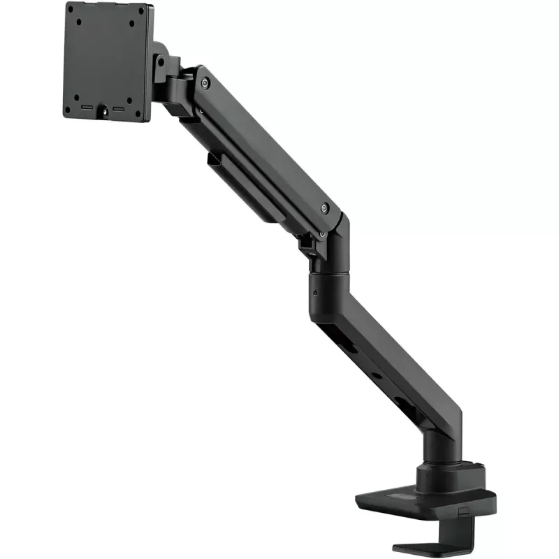 Monitora statīvs SILVERSTONE SST-ARM14B 17–49 collu monitoriem, melns, viena ekrāna regulējams stiprinājums