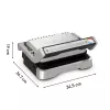 Kontaktgrils Tefal OptiGrill 2in1 GC773D Nerūsējošais tērauds 2100 W