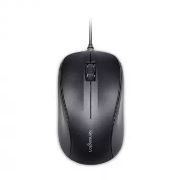 Kensington Wired Valupele, piemērota abām rokām, optiskā, USB Type-A, 1000 DPI, melna