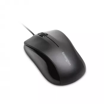 Kensington Wired Valupele, piemērota abām rokām, optiskā, USB Type-A, 1000 DPI, melna
