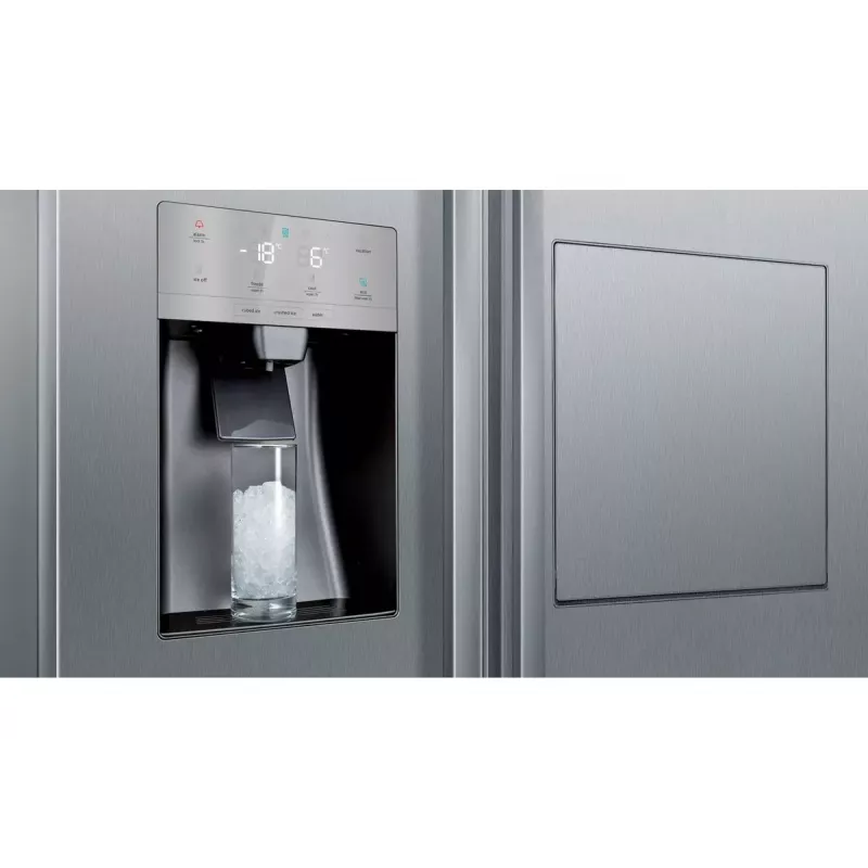 Siemens iQ500 KA93GAIEP saldētājs ar sānu durvīm – brīvi stāvošs, 560 L kopējais tilpums, ledusskapis 369 L, saldētava 191 L, energoefektivitātes klase E, nerūsējošais tērauds