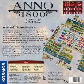 Kosmos Anno 1800 galda spēle Stratēģija