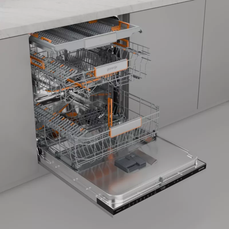 Gorenje G600 ULTRA16BWIFI pilnībā iebūvējama trauku mazgājamā mašīna 16 klājumiem