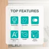 Gorenje DPNA83W veļas žāvētājs Brīvstāvošs Ar priekšējo ielādi 8 kg Melns, Balts