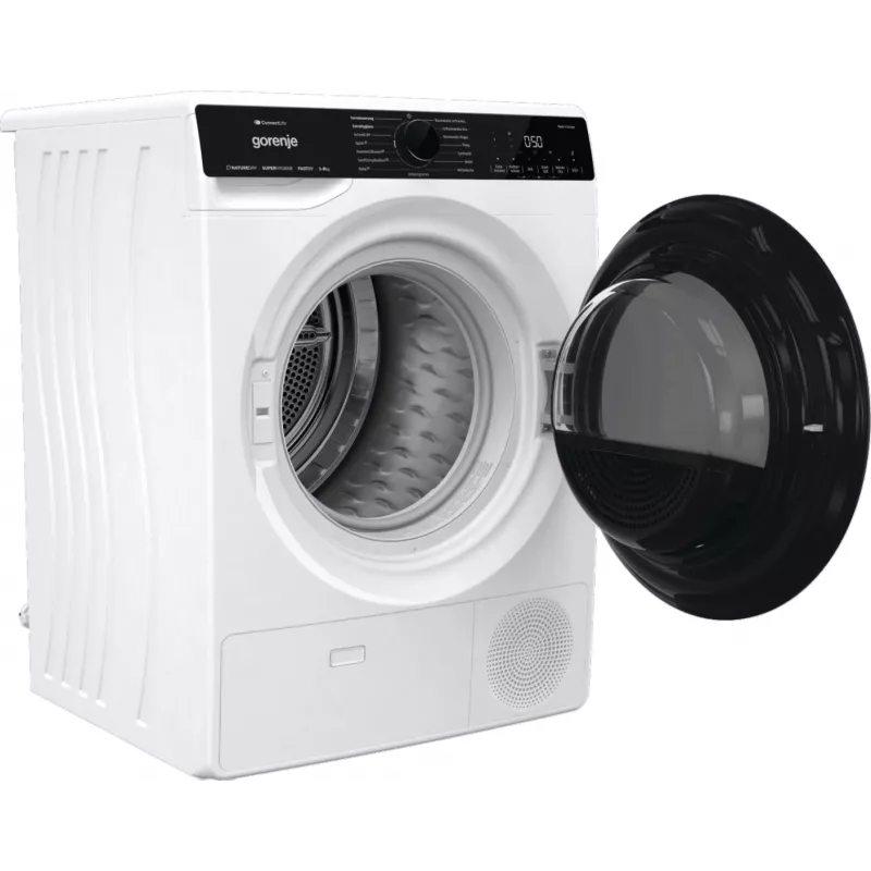 Gorenje DPNA83W veļas žāvētājs Brīvstāvošs Ar priekšējo ielādi 8 kg Melns, Balts
