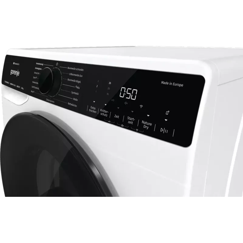 Veļas žāvētājs Gorenje DPNA93W ar siltumsūkni, brīvi stāvošs, priekšējā ielāde, 9 kg, balts, energoefektivitātes klase C